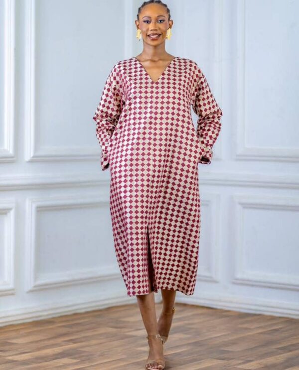 CHECKERED SHIFT DRESS